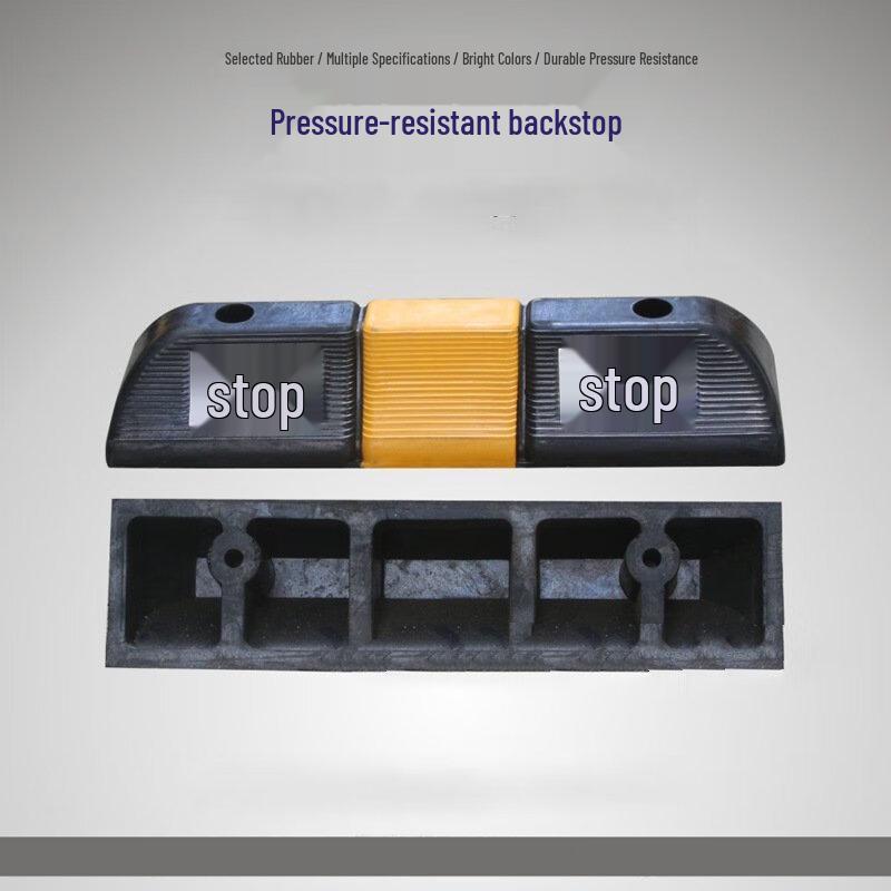 Brangdy Rubber Parking Wheel Stopper 480x150x85mm