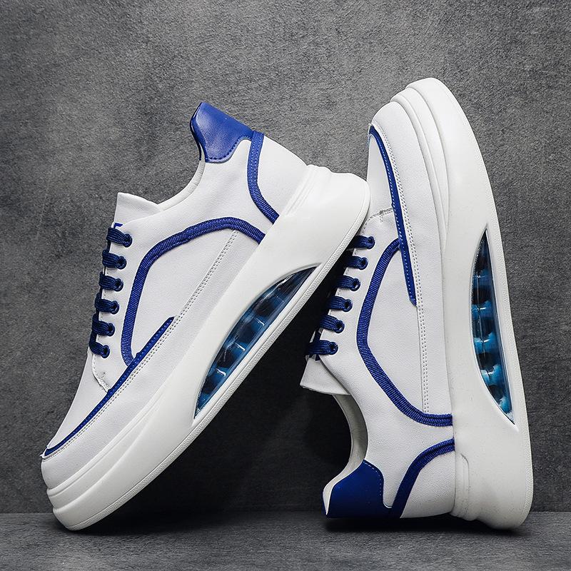 Men's shoes, board shoes, little white shoes, men's trendy air cushion soft-soled shoes, versatile color matching, four-season Wenzhou live broadcast