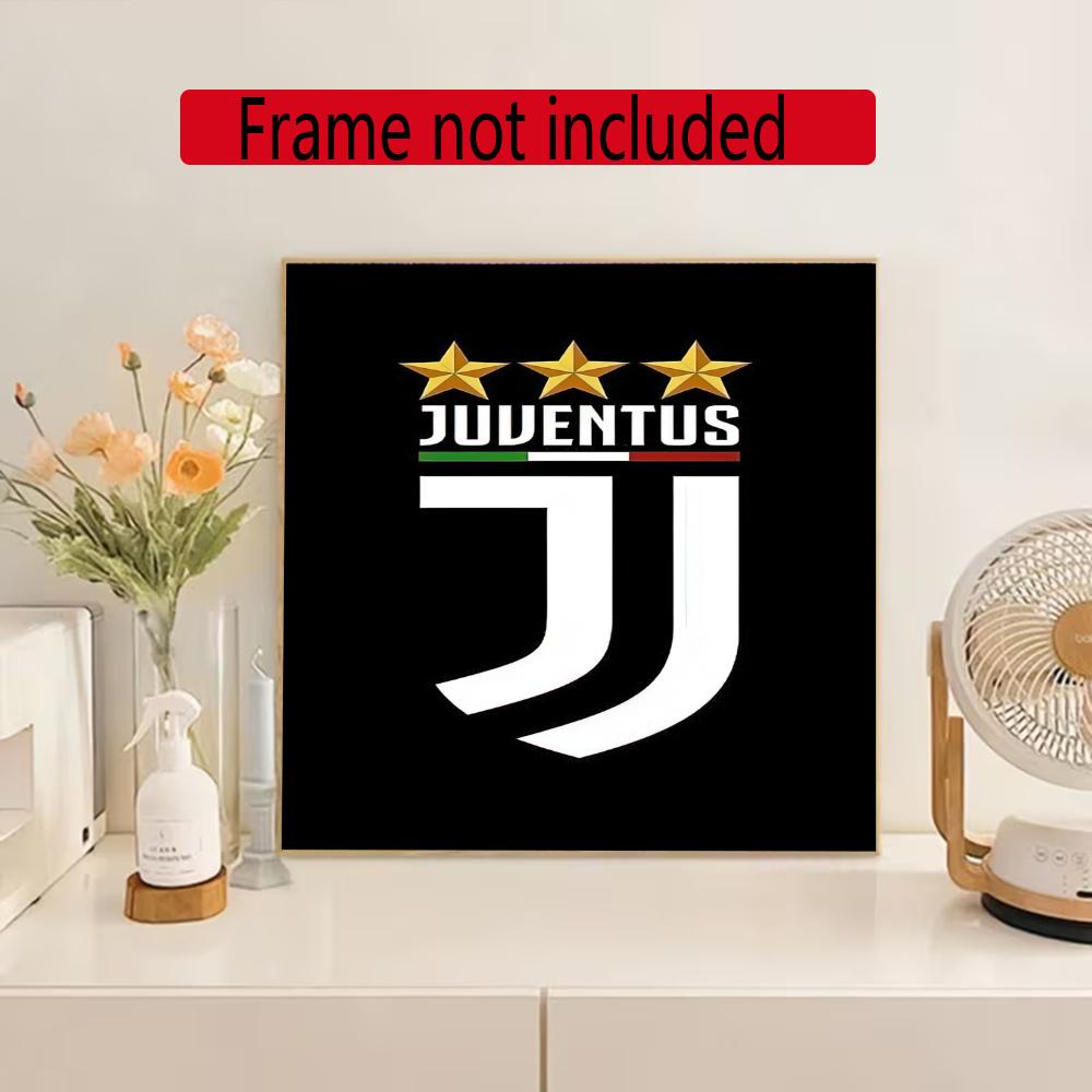 Juventus 5D Round Diamond Painting Kit Diamond Embroidery Painting Rhinestones Mosaic Frameless Handwork Decoration Arts