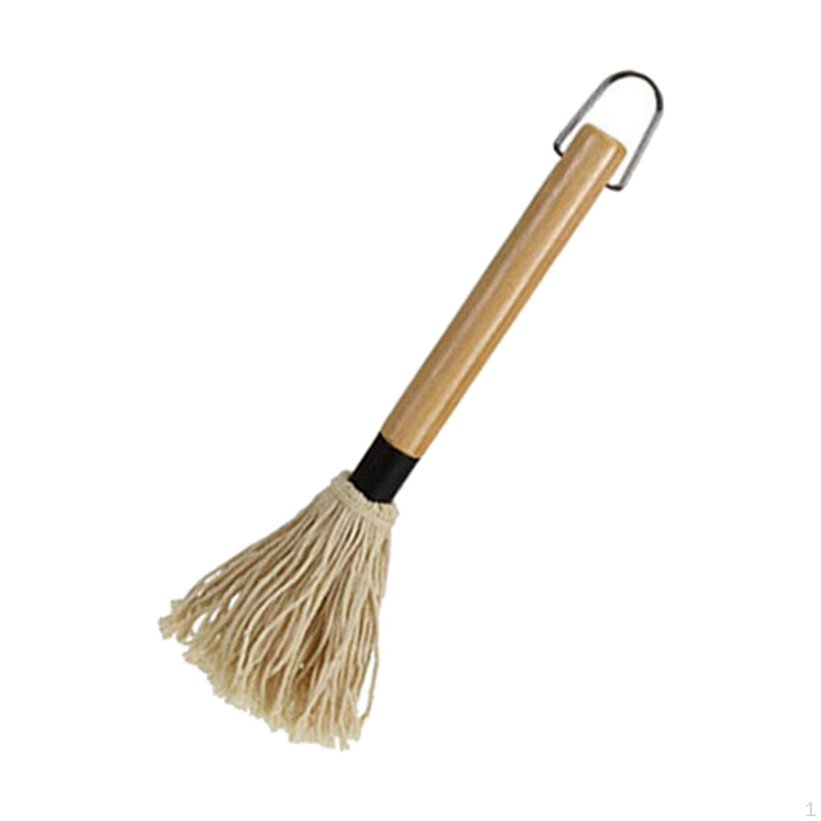 Barbecue Basting Mop, Oil Sauce Brush, Kitchen Gadgets, Heavy Duty Grill Cooking Dipping Brush small