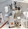 Chariot utilitaire roulant de salle de bains, organisateur de rangement coulissant, unité d'étagère Mobile, chariot de rangement de cosmétiques pour cuisine de bureau