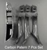 Kohlefaser Innen Griff für F10 F11 F18 BMW 5er Serie Armlehne Zug Zierleiste Abdeckung 7 Teile Set 51417225875 51417261933 51417225879