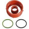 4pc Red Rubber Turbo Intake and Breather Seal Ring Kit A6420940080 6420940580 for Mercedes OM642 High Quality Car Accessories