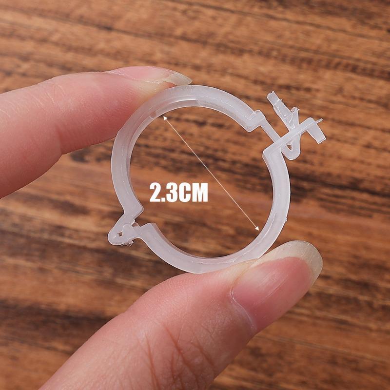 500/50Pcs Plastic Plant Support Clips Reusable Plant Vine Protection Grafting Fixing Tool for Vegetable Tomato Garden Supplies