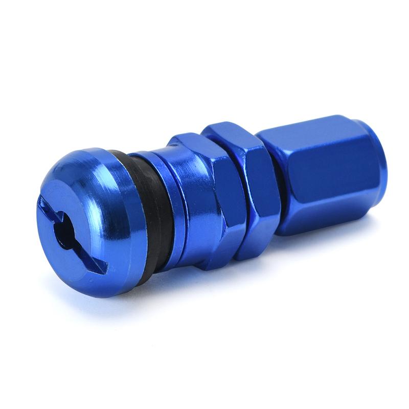 4pcs / Set Universal Motorcycle Car Wheel Tubeless Tire Valve Air Caps for Tire Valve Stem Aluminum Metal Air Valve Stem VR-WR11
