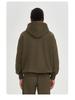 2025 Men's Fleece-Lined Oversized Hoodie - Solid Color, Thick, Winter/Autumn Streetwear Jacket