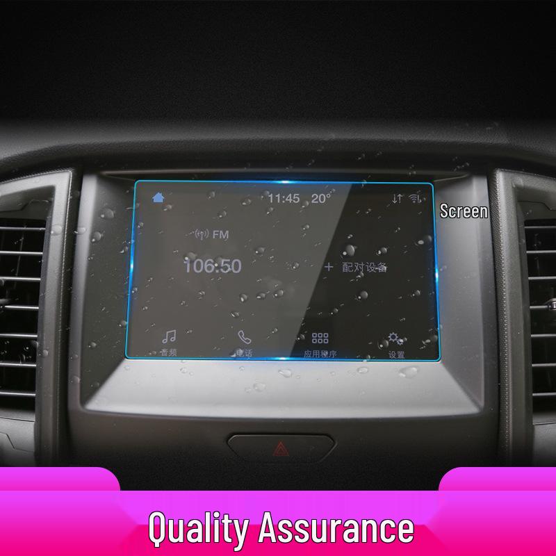 24 Ford Transit Navigation Gehärtetes Glas Displayschutzfolie