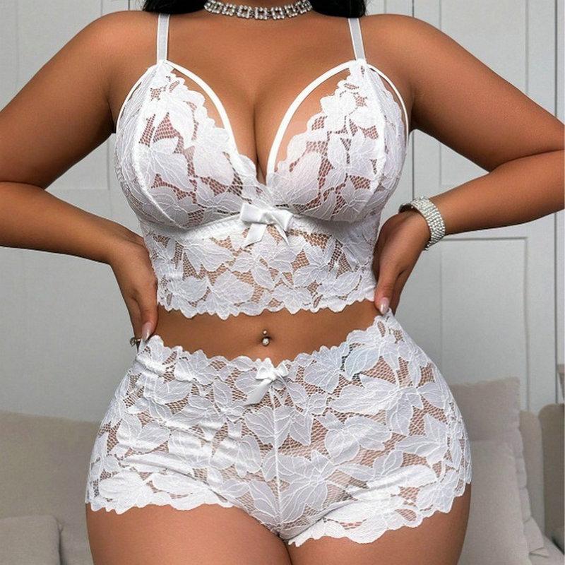 

Сексуальное нижнее белье кружевное ажурное прозрачное сексуальное сексуальное бесшовное большого размера дышащий бюстгальтер XL белый