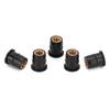Wellnuts, Motorcycle Accessories Insert Rubber Nut (Rubber Blind Nut) M6 Well Nut, Extension Nut
