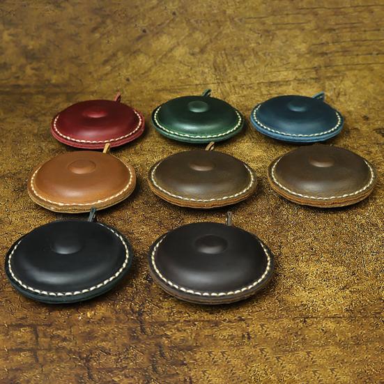 1.5M/60-inch Mini Faux Leather Tape Measure Portable Double-sided Soft Measuring Tape Retractable Flexible Height Ruler Tape Measuring Tool