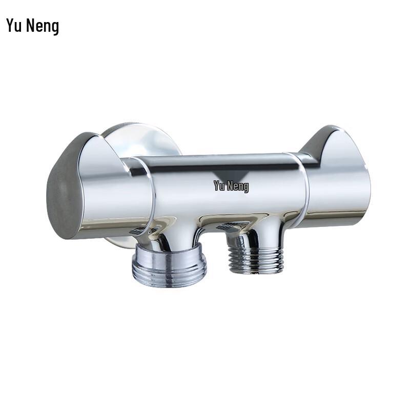 YUNE Трехходовой угловой кран с двумя выходами из латуни