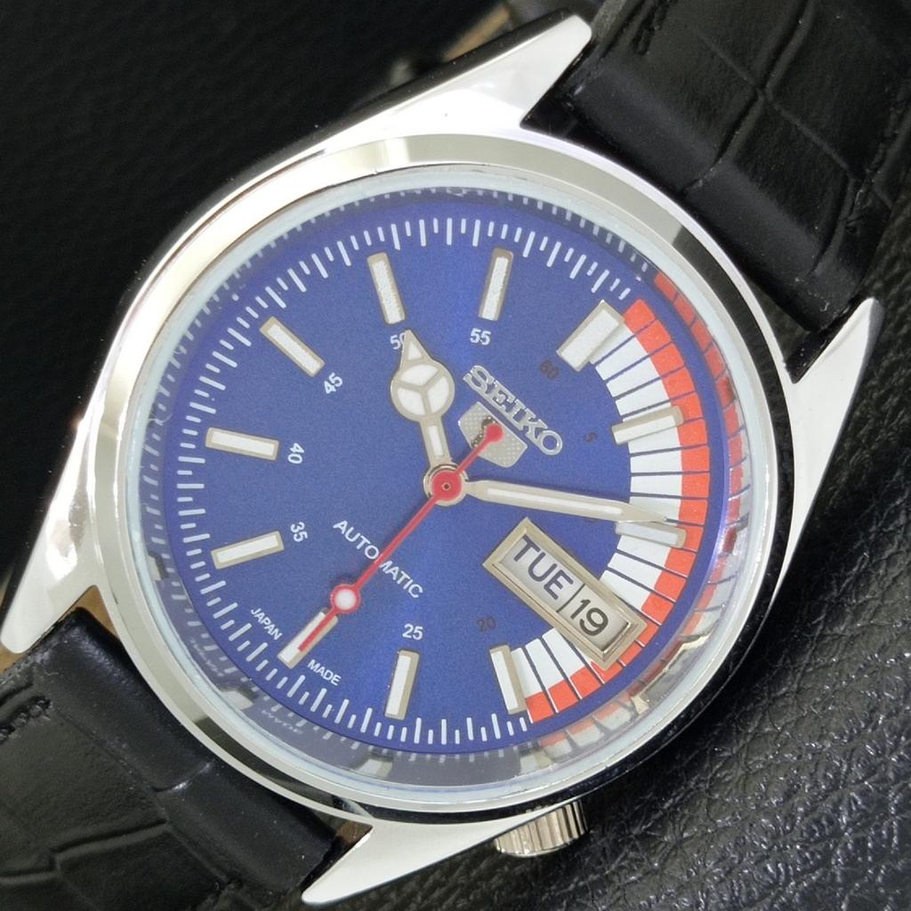 

REFURBISHED SEIKO 5 AUTOMATIC 6309A VINTAGE JAPAN MENS BLUE DIAL WATCH a441101-4 Sk-a441101