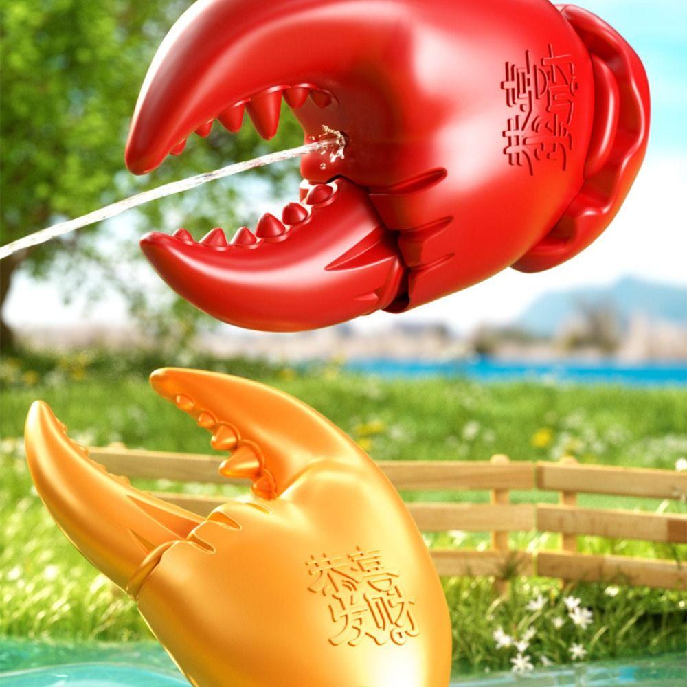 Handheld Water Soaker Toys Crab Claw Shape Water-Sprinkling Toy  Kids Beach Games