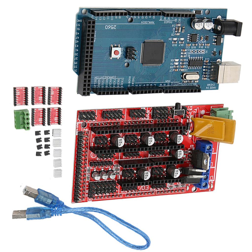 3D-Drucker-Set für Mega 2560 R3 A4988 Schrittmotortreiber-Modul Leiterplatte