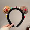 Adorable 2024 Cartoon Hair Tie & Plush Headband Set for Women - Cute Hair Accessories & Gift
