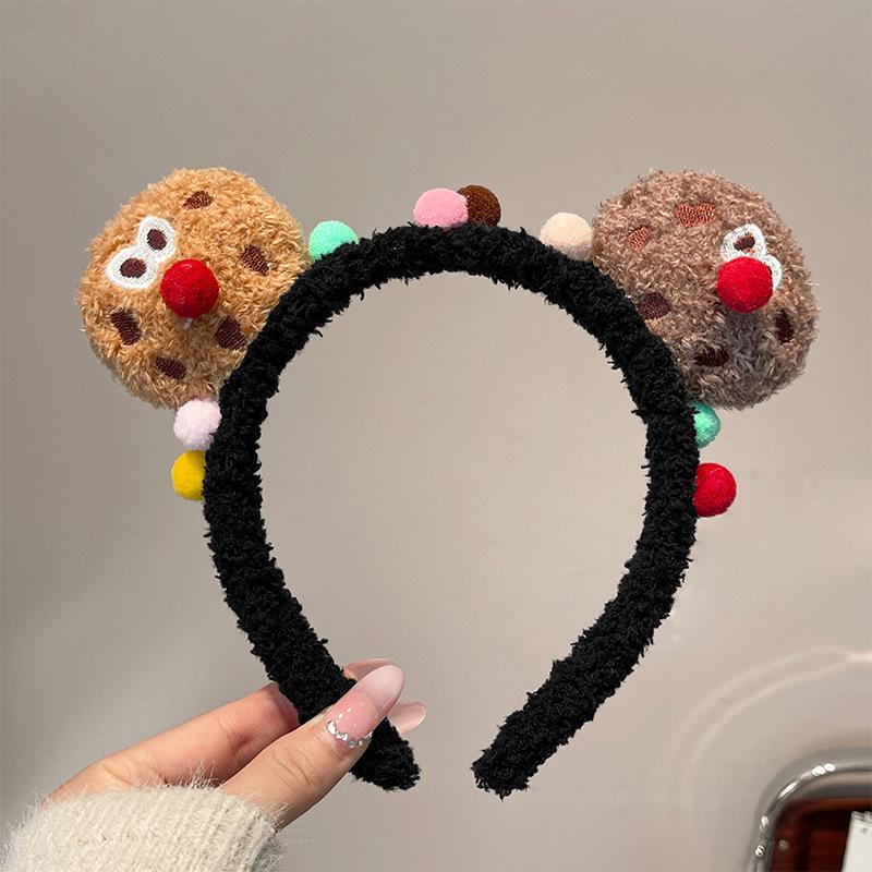 Adorable 2024 Cartoon Hair Tie & Plush Headband Set for Women - Cute Hair Accessories & Gift