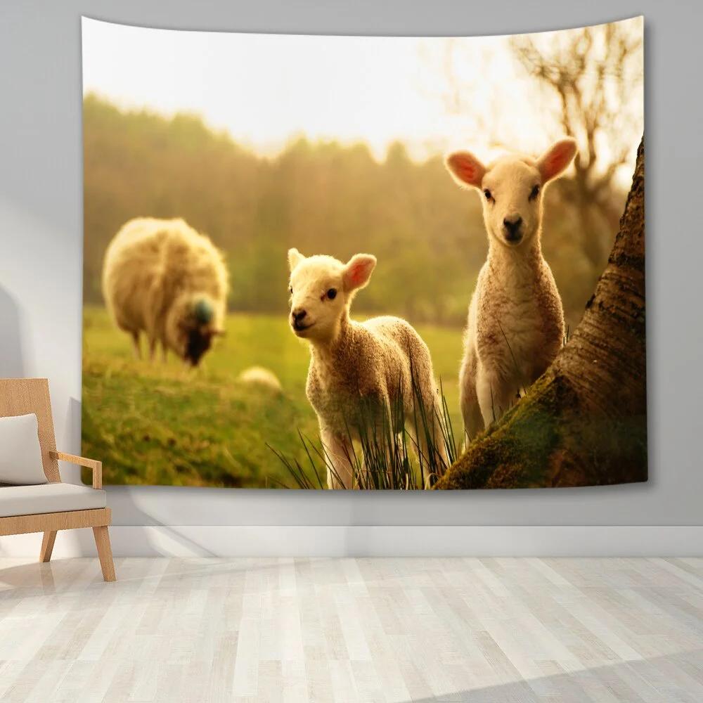 Tapestry Lion Animal  Wall Hanging Beach Towel  Decor Dormitory Bedroom Living Room Home