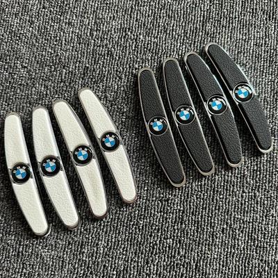 4 Pièces Autocollants Métalliques en Caoutchouc pour Pare-chocs de Porte de Voiture Pour X1 X2 X3 X5 X4 X6 X7 G32 G11 G12 G14 F40 F30 F20 F10 F44 F45 E70 E46