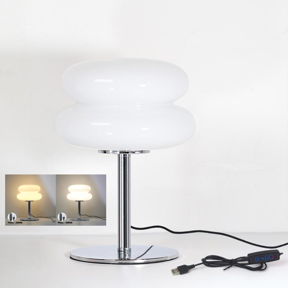 

Modern Macaron LED Table Decor Lamp USB Dimming Desk Light Indoor Lighting Living Room Bedroom Bedside Decoration Bar Lamp Natural light белый