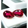 Natural Extremely Rare RUBY RED Pear Cut 17.30 Carat CERTIFIED Loose Gemstone. R-16455 004 00E 003..
