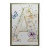 Poster Floral Letter "A" For Children Poster Floral Letter "A" For Children, 50X70 Cm, Without Frame, Premium Canvas On Stretcher