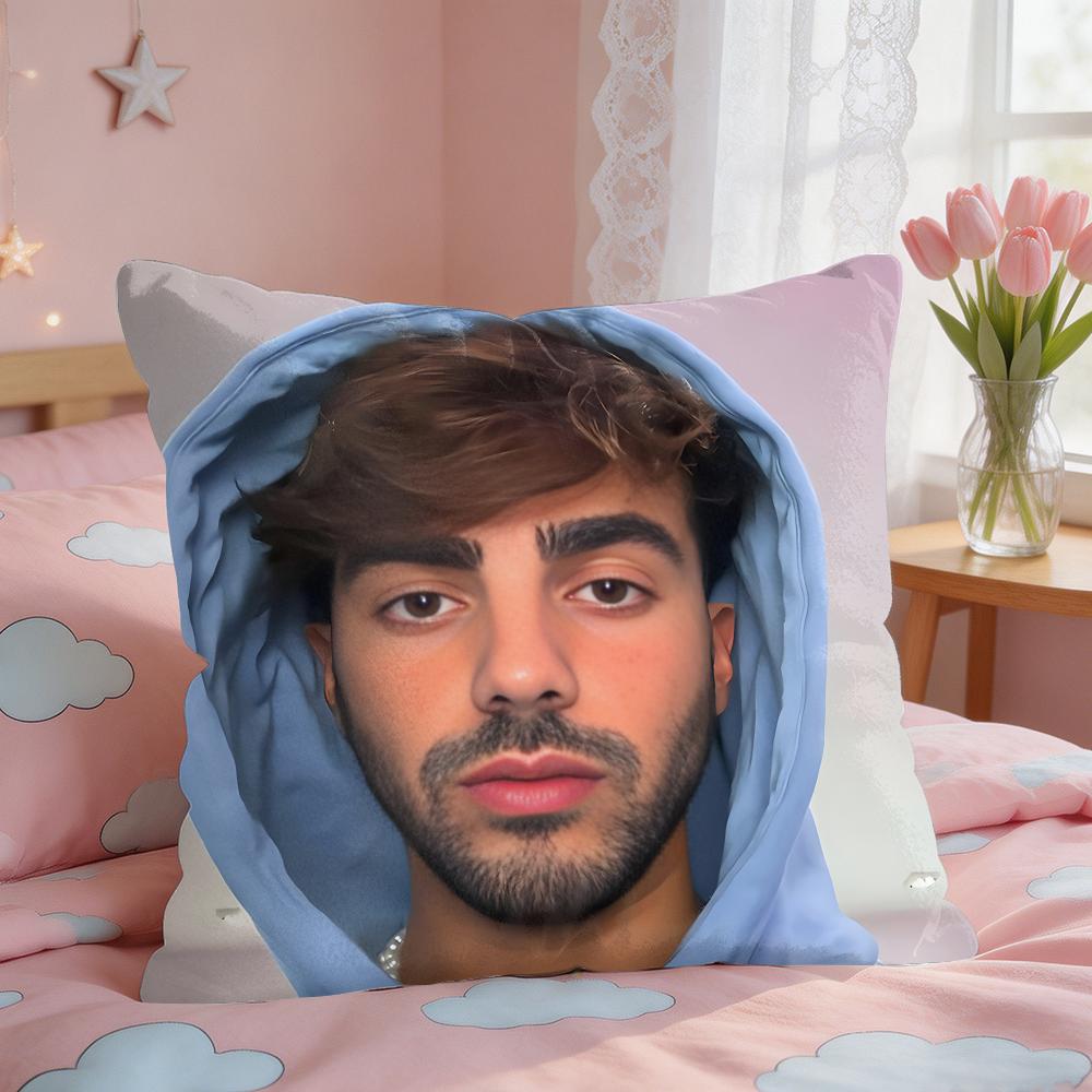 Internet Celebrity Fede VVigevani Cushion Cover Square Short Plush Pillow Case Living Room Sofa Home Decor Funda X