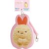 [San-X] PB72704 Sumikko Gurashi Plush Photo Series Die-Cut Pass Case - Shrimp Tail
