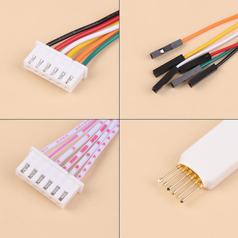 1Set Stm32 Burn And Download Thimble 1.27/2.0/2.54Mm-4/5/6P Write Program Probe Test Spring Needle