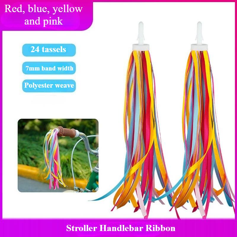 1 Pair Children s Bike Streamers, Bicycle Ribbon Tassels Accessories Handlebar Tape Bicycle Accessories