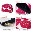 Patterns Small Pouch Flowers and Birds Charcoal Water Repellent Cosmetic Pouch Travel Stain Resistant Cute Stylish Accessories Commuting to School