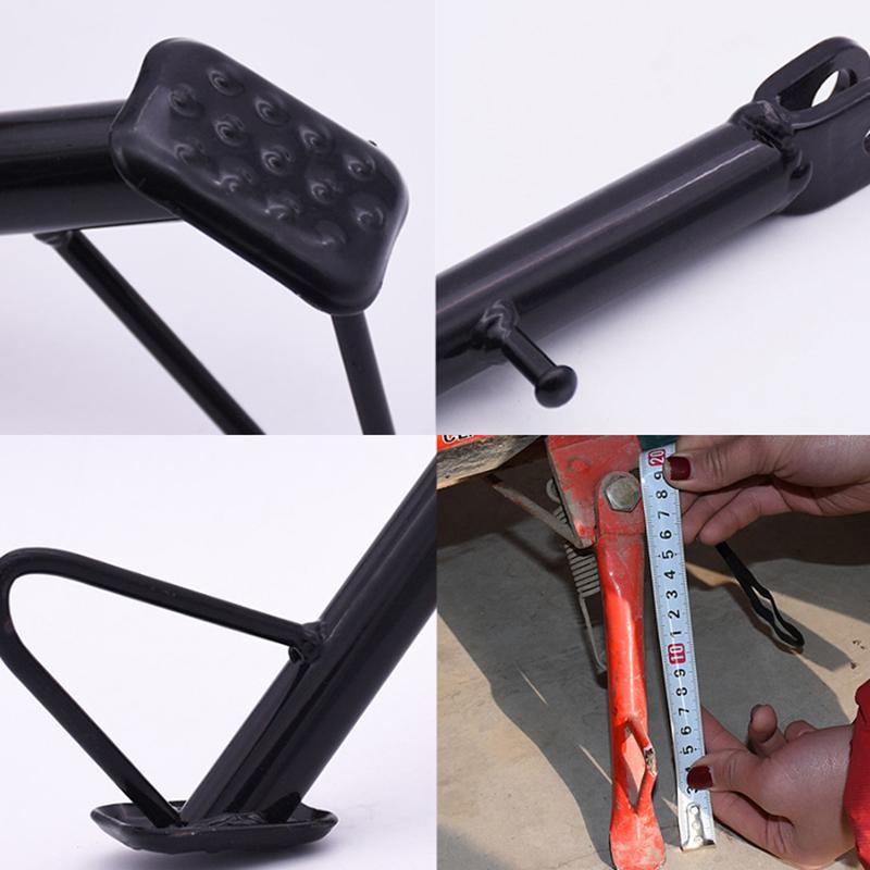 14/16/18/20/22/24Cm Motorcycle Kickstand Side Stand Foot Bracket Motor Scooter Side Stand Support Motorcycle Stands Accessory