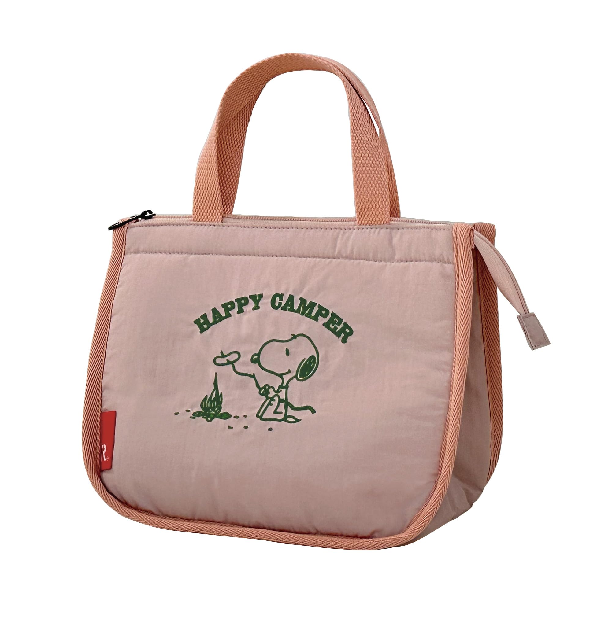 

8605 SNOOPY Проста охолоджувальна сумка-тоут для ланчу IP Thermo K Deli [ROOTOTE] Peanuts-9B (03 H-CAMPER Рожевий)