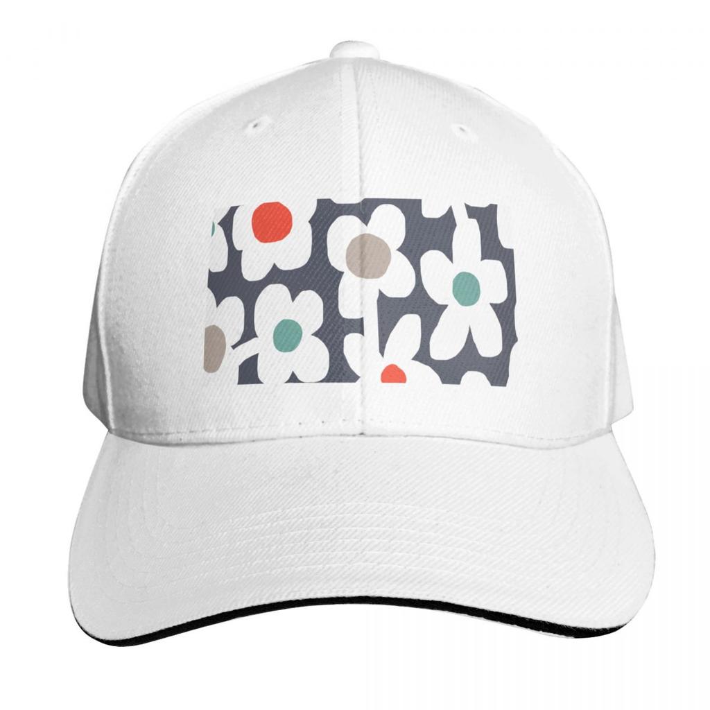 Abstract Modern Scandinavian Floral ArrangeUnisext Baseball Cap Bobble Hat Rave Wild Ball Hat Womens Hats Unisexs