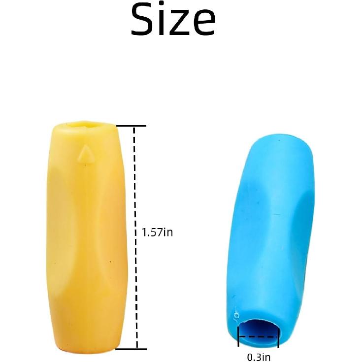 Pencil Grips for Kids Handwriting,Silicone Children Pencil Holding Practictise Device for Correcting Pen Holder Postures Correction Tools (4Pcs)