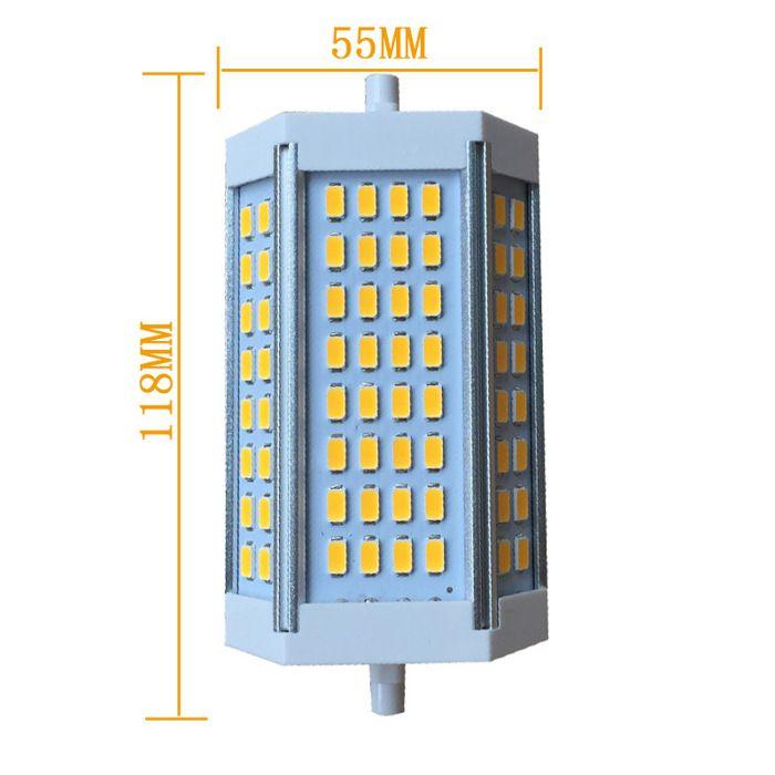 Ampoule LED R7s - AIMOONSA - J118 - 30W (équiv. 300W) - 3000 lm - Blanc chaud 2800K