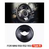 1PCS Car Steering Wheel Center Panel Car Sticker Night Jack For MINI Cooper R50 R52 R53 For Mini Cooper Interior Accessories