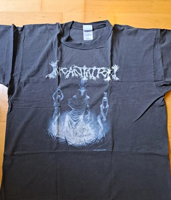 Ремейк Incantation Diabolical Canadian Conquest, футболка с тура 1999 года, унисекс XXXL