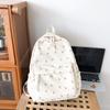 Schoolbag Flower Backpack Female Wind College Wind Floral Backpack Sweet Large Capacity Cute Simple Schoolbag