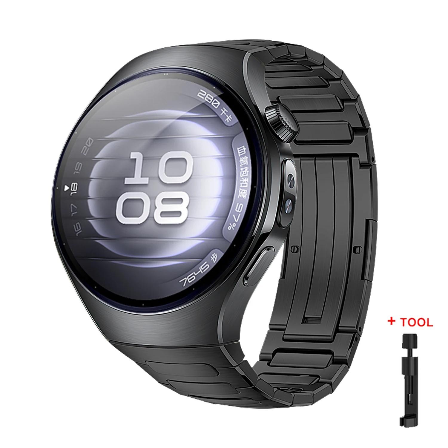 

Luxury Titanium Alloy Watch Band for Huawei Watch 5 42MM 46MM Elegant Strap Compatible with Huawei Smartwatches