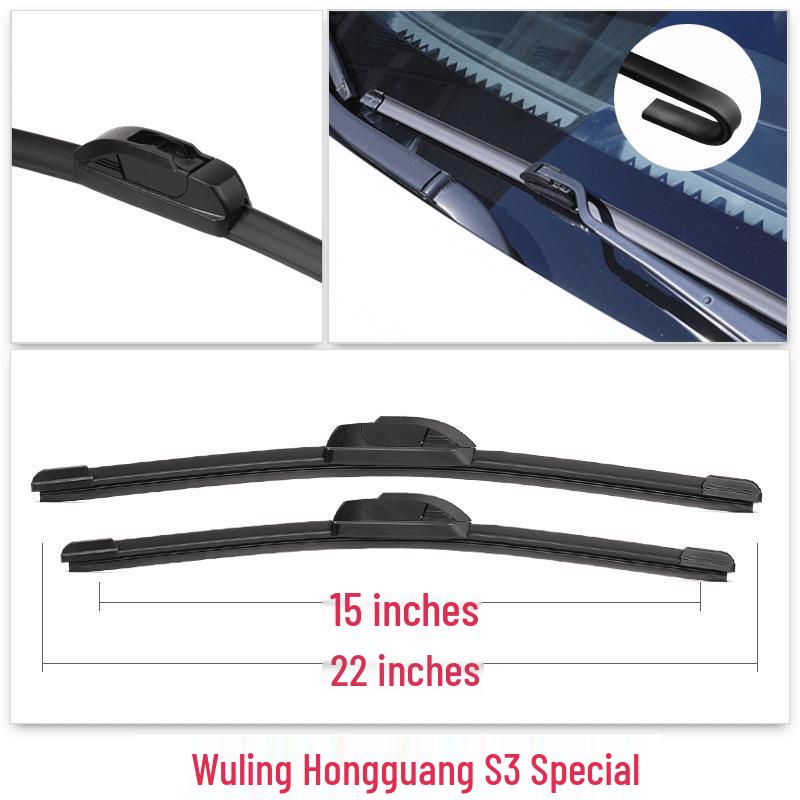 Double-layer Wiper Blade for Wuling Hongguang Models: S/S1/S3/V