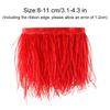 1 Meter Ostrich Feathers Trim 8-10 CM Plumes Ribbon Selvage For DIY Wedding Dress Decoration Crafts Accessories