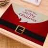 Christmas Digital Print Heat-Resistant Linen Placemat: European and American Birthday Party Table Decor
