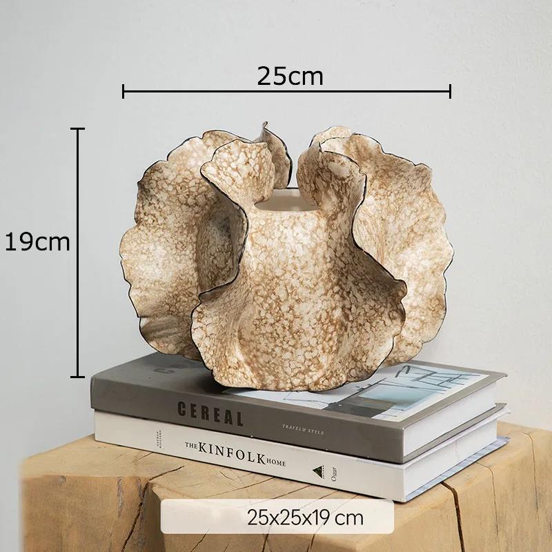 Colorful Wings Decorated Ceramic Vase Desk Decoration Flower Arrangement Artificial Flowers Decorative Floral Vases Modern Decor