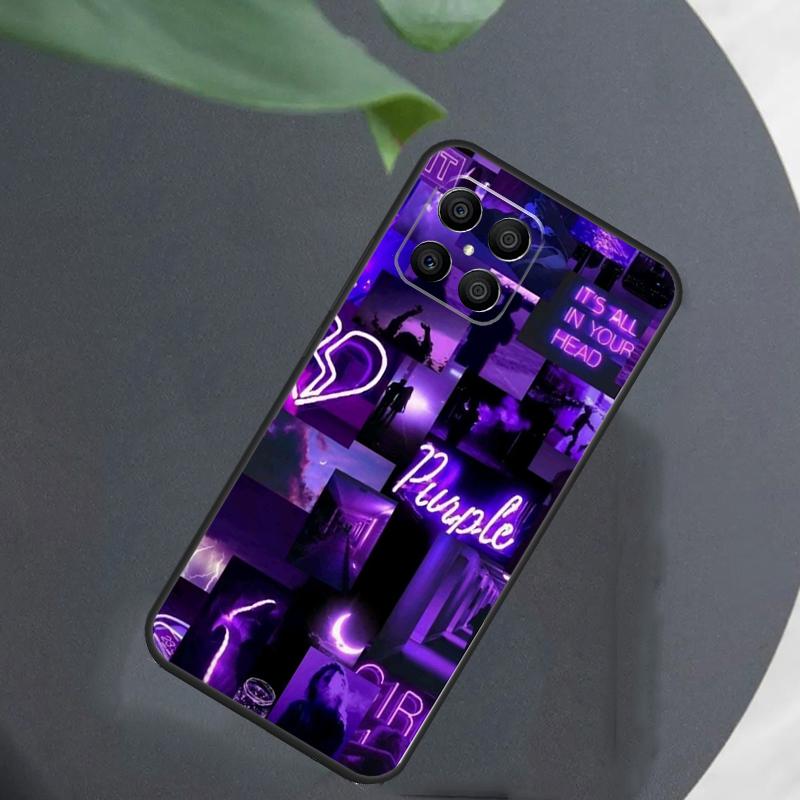 Infinity On Purple For Honor Magic 5 6 7 8 Pro Case For Honor 400 200 50 70 Lite X8c X8b X9a X9b X9c X9d Win RT