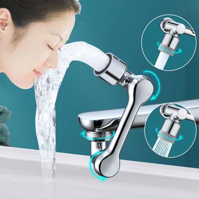 Universal 1080° drehbarer Wasserhahn Anti-Spritzfilter Badezimmer Küche Wassersparhahn Düsenverlängerung Adapter Wasserhähne Bubbler