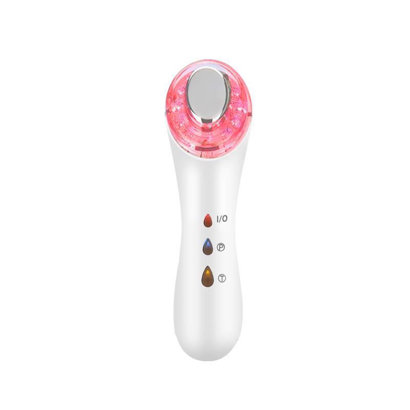 5-in-1 Ultrasonic Ion Beauty Instrument with Light Therapy for Skin Rejuvenation and Lifting
