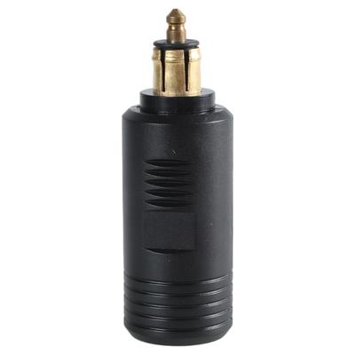 Weiblicher Stecker Kurzer Buchsenadapter 12-24V EU-Stecker Zigarettenanzünderbuchse Konverter für Mobiltelefon Wasserdicht Staubdicht