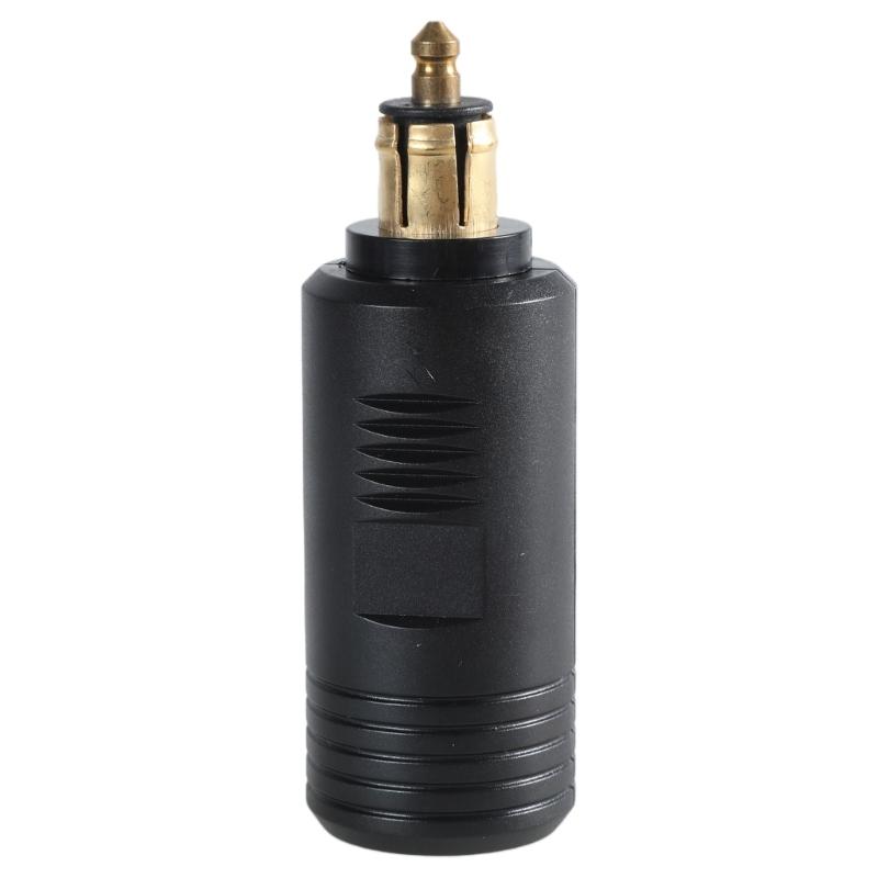 

Female Plug Short Socket Adapter 12-24V EU Plug Cigarette Lighter Socket Converter for Mobile Phone Waterproof Dustproof 1