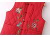 Women's Plus Size Thickened Down Cotton Vest for Autumn/Winter - Sleeveless Jacket for Middle-Aged and Elderly
