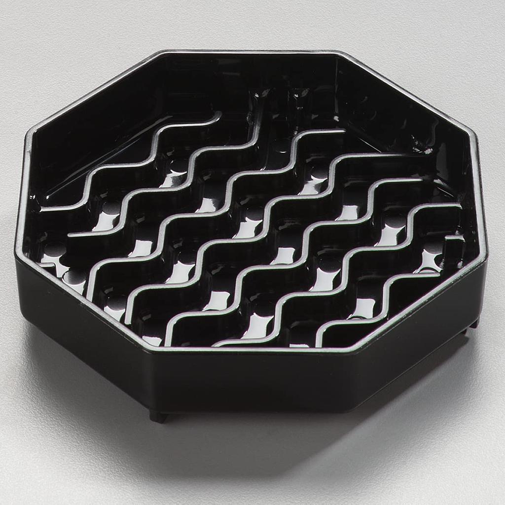 Carlisle Drip Tray, Octagonal, 4-inch, Black, 11030(03)